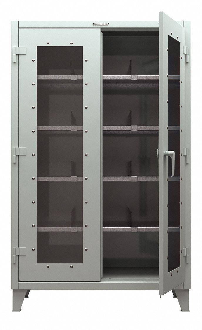 72 X 48 X 24 Storage Cabinet STRONG HOLD Storage 48 in x 24 in x 72 in, Legs, 4 Adj Shelves