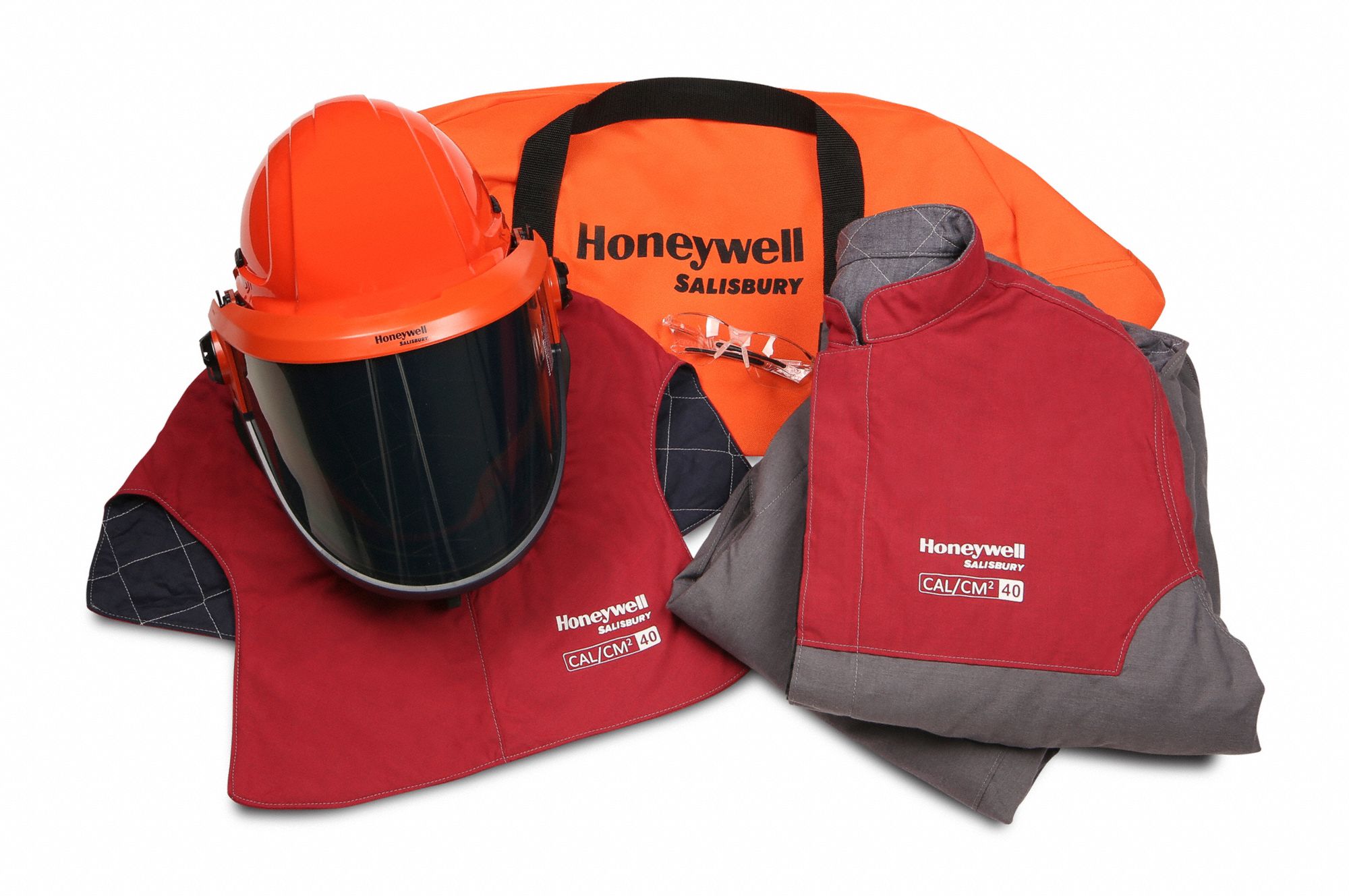 HONEYWELL SALISBURY 40 cal/sq cm Arc Flash Clothing Kit, 4HRC, Gray