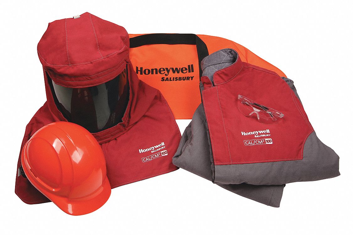 HONEYWELL SALISBURY 100 cal/sq cm Arc Flash Clothing Kit, 4HRC, Gray
