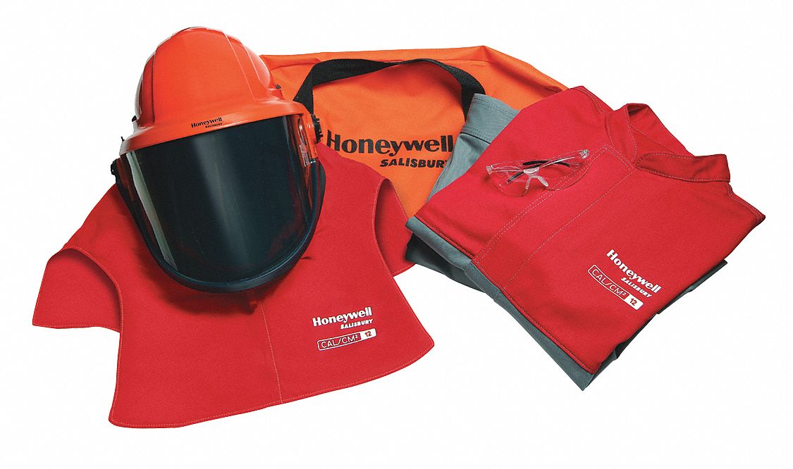 HONEYWELL SALISBURY, L, 12 cal/sq cm ATPV, Arc Flash Clothing Kit