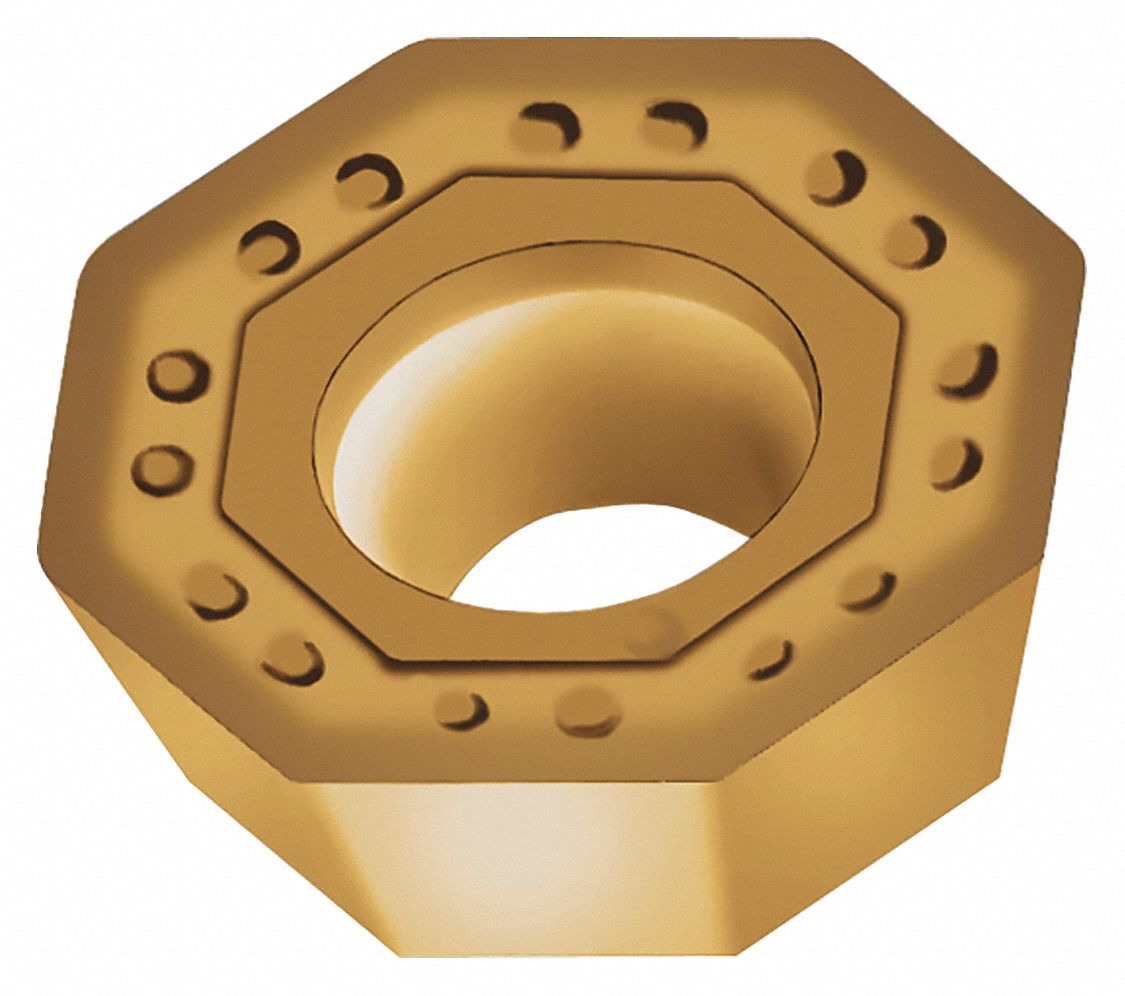 WALTER Octagon Milling Insert, Inscribed Circle 5/8" 56RR33