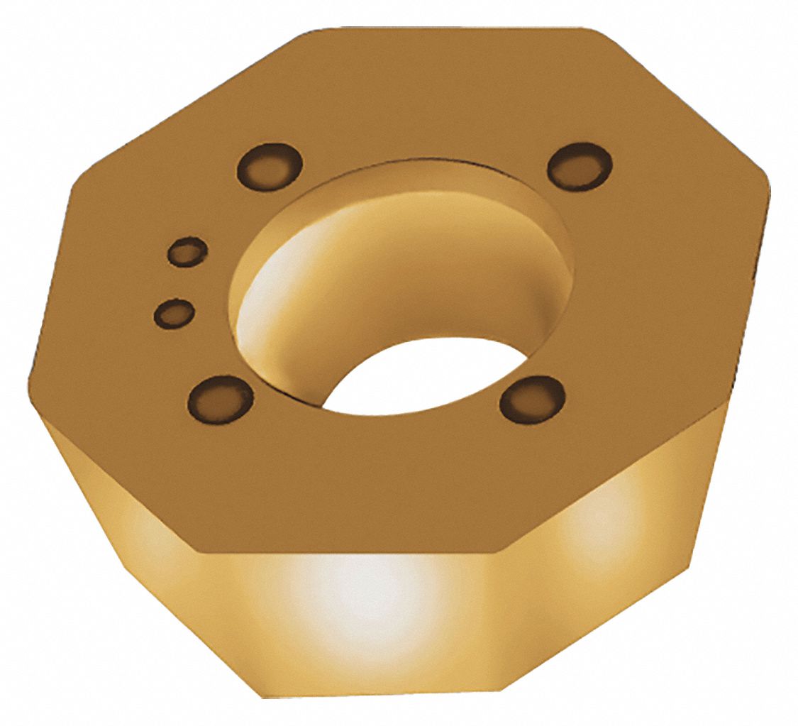 WALTER, 5/8 in Inscribed Circle, 1/32 in Corner Radius, Octagon Milling