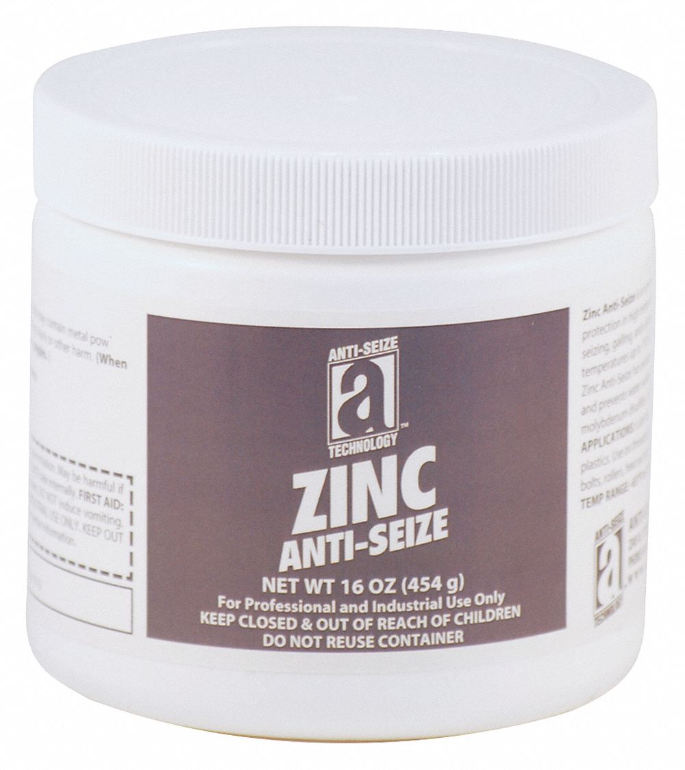 Zinc AntiSeize Compound/Lube,1Lb.,Can Grainger