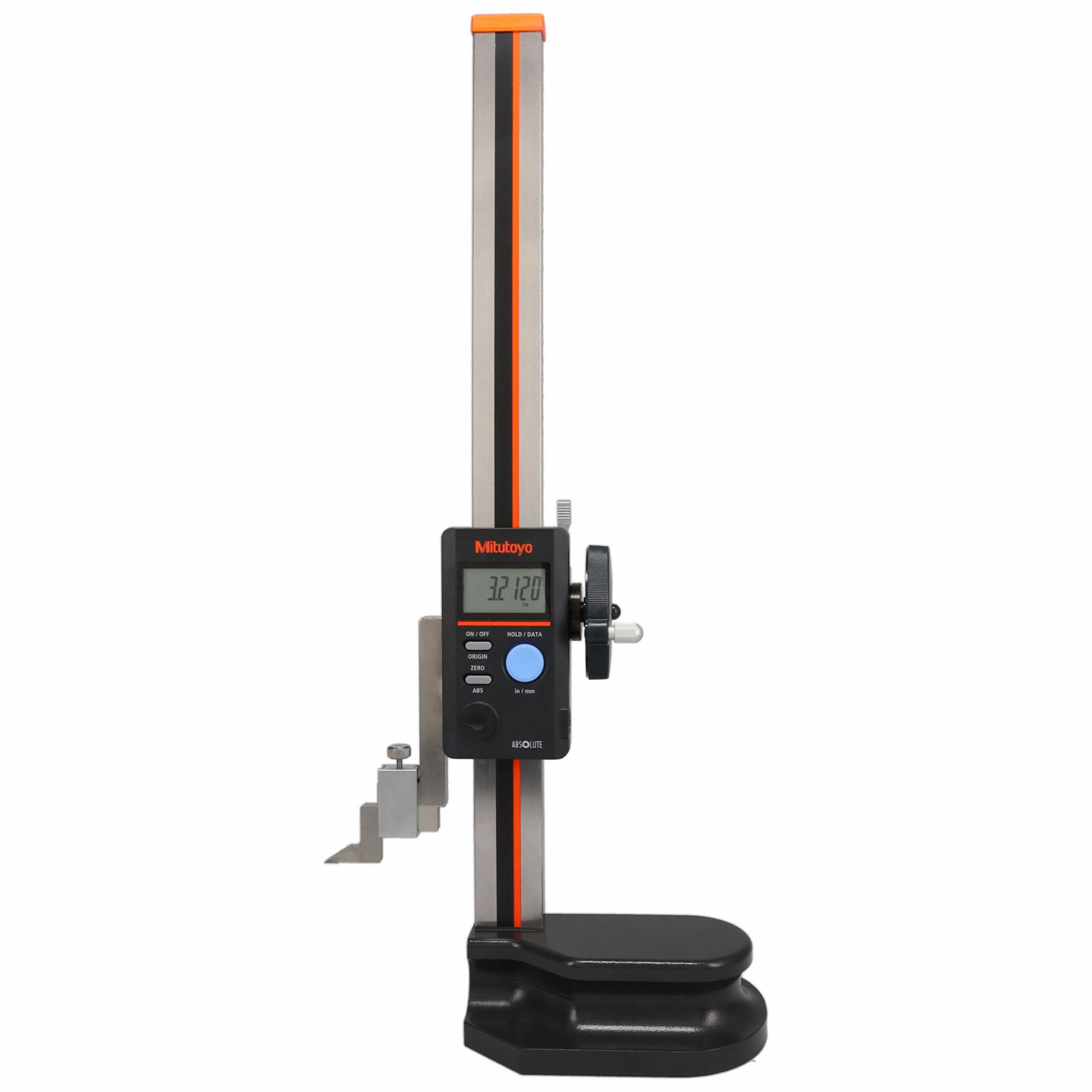 MITUTOYO, 024 in Range, +/0.002 in Accuracy, Digital Height Gauge
