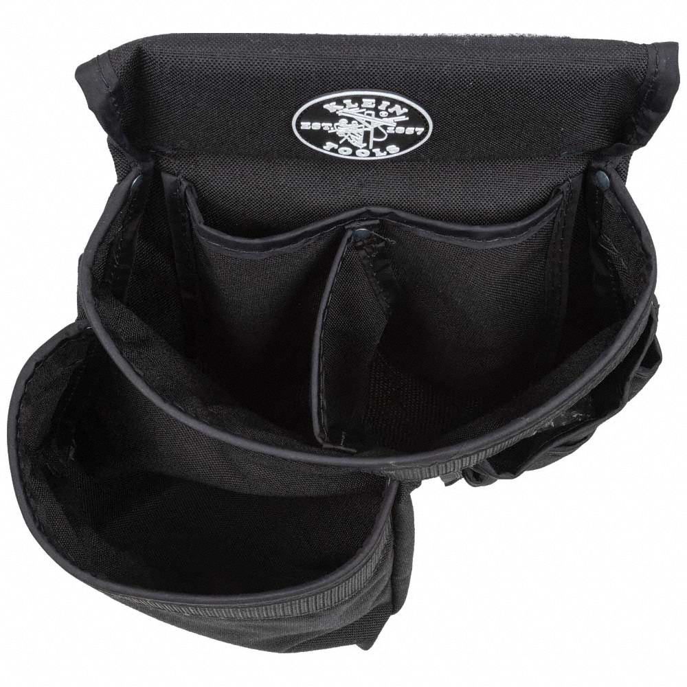KLEIN TOOLS Tool Belt Nylon, Electrician, 11 Pockets, Padded, 32 in to