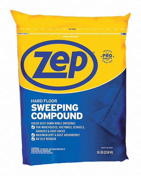 ZEP COMMERCIAL Sweeping Compound, 50 lb. 59MJ52HDSWEEP50 Grainger