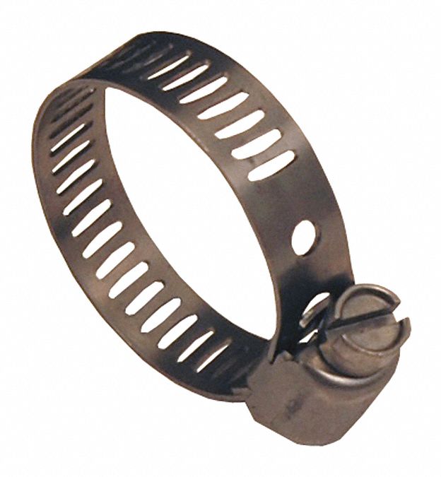 Mini Worm Gear Clamp,SS,14/64"40/64" 58DF56MAH4 Grainger