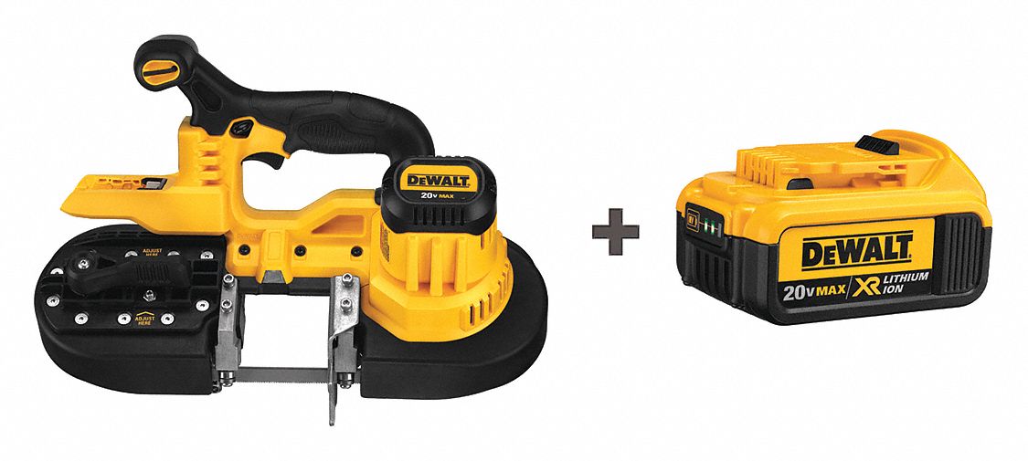 DEWALT Cordless, Portable Band Saw, 20V DC, 32 7/8 in Blade Length