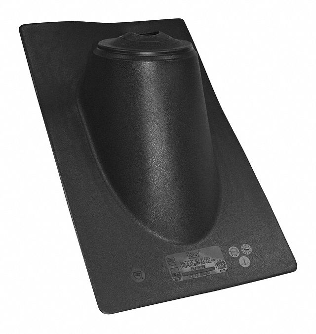 For Pitched Roof, Rectangular Base, Roof Vent Pipe Boot - 58NF32|11930