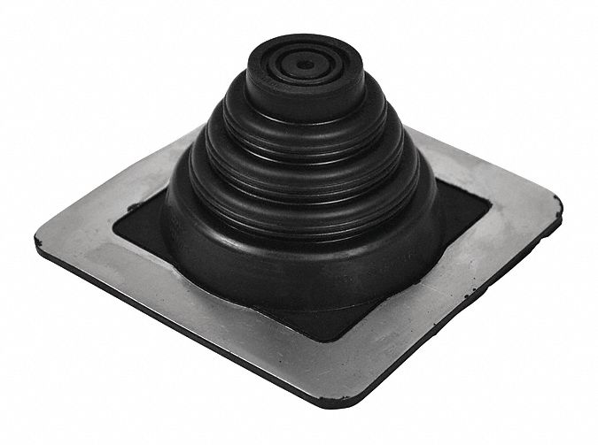 For Pitched Roof, Square Base, Roof Vent Pipe Boot - 58NF42|14055