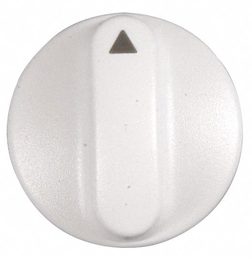 WHIRLPOOL, Knob, White 58NM8422001663 Grainger