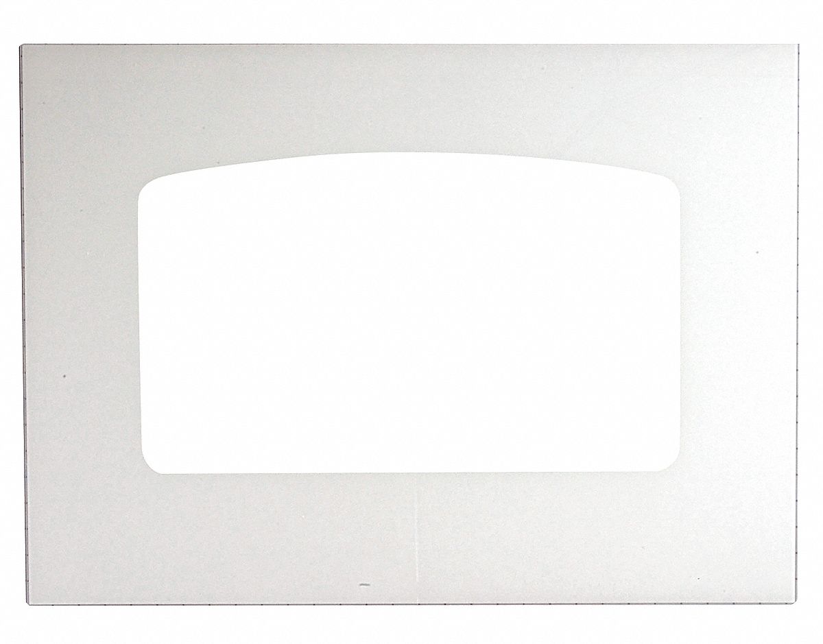 GE, WB56T10187, Range Oven Door Glass, White 58NT94WB56T10187 Grainger