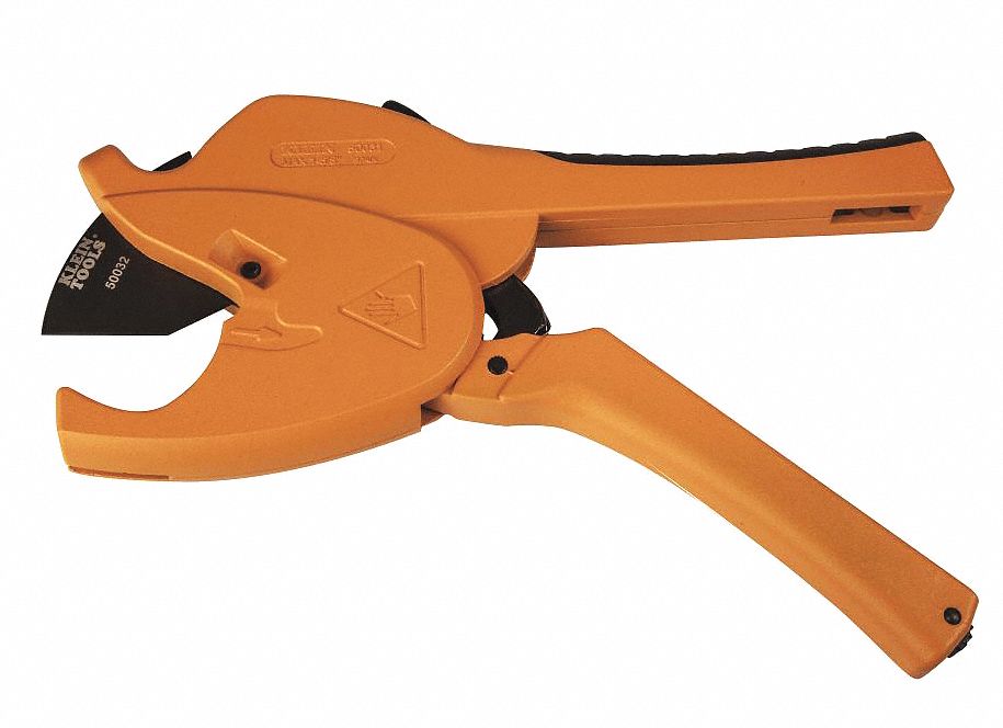 KLEIN TOOLS 9 in 40/80 PVC PVC Cutter, 1/2 in to 11/4 in Capacity