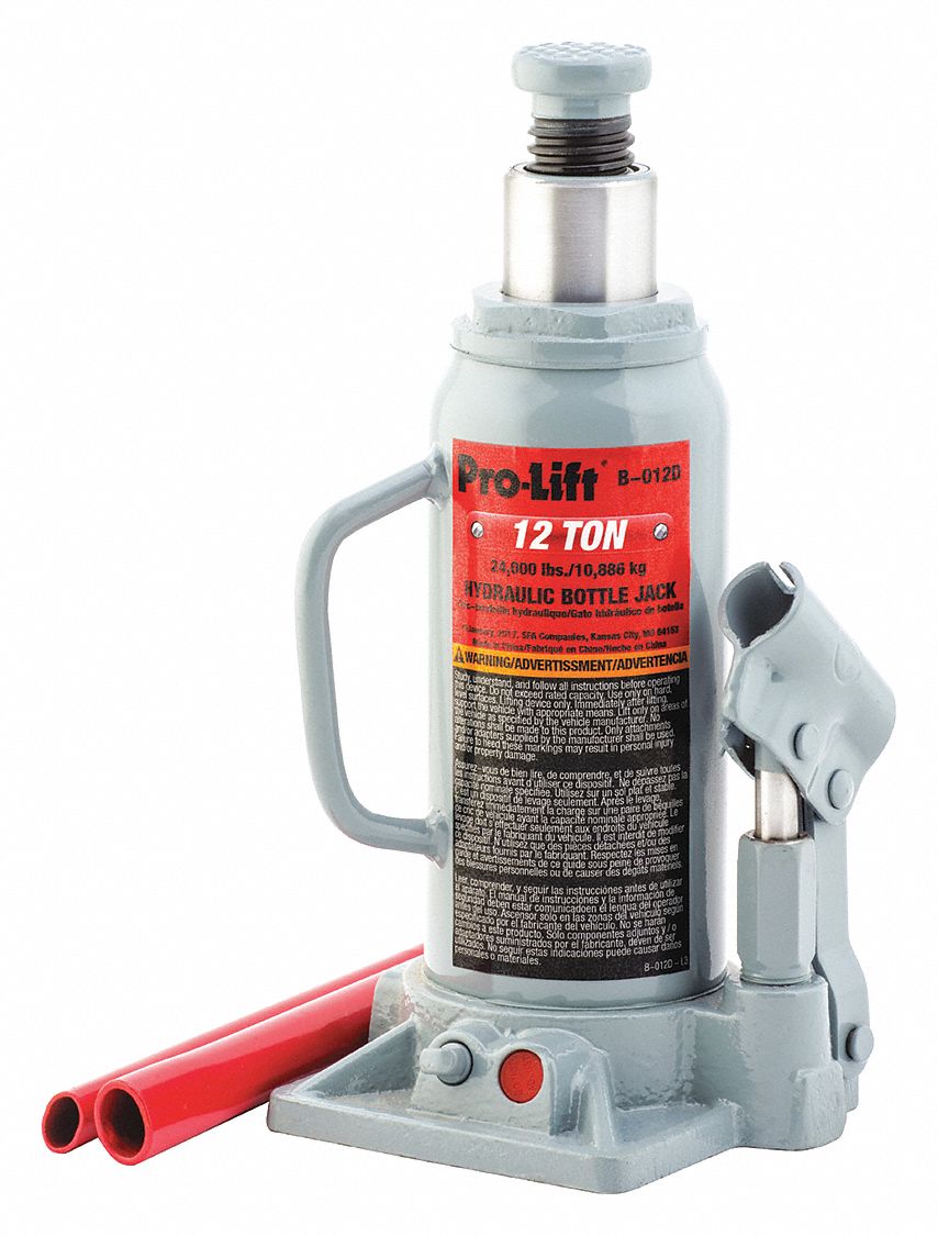 PROLIFT, Bottle Jack, Steel, HighClearance Bottle Jacks 59DM41B