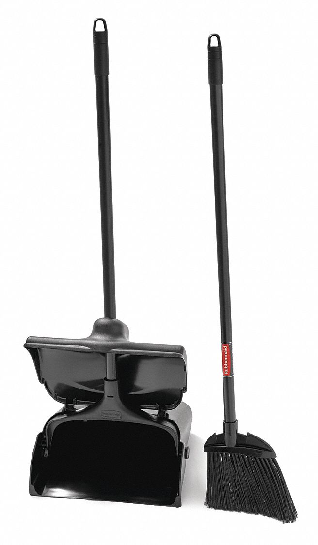 RUBBERMAID COMMERCIAL PRODUCTS, Synthetic, Black Bristle, Lobby Broom