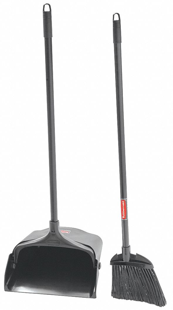 RUBBERMAID COMMERCIAL PRODUCTS Lobby Broom and Dust Pan, 35" Overall Length 59JM1559JM15