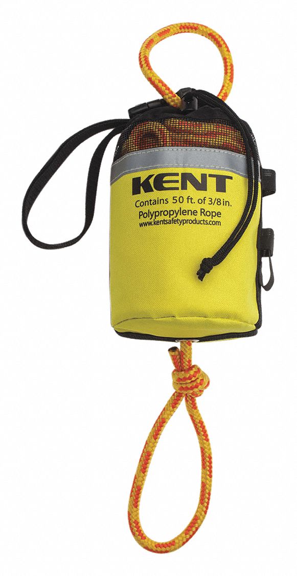 KENT SAFETY, Polyester/Polyethylene (Rope), 50 ft L (Rope), Rescue