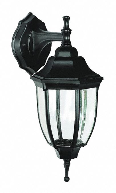 TECNOLITE Luminaria para Jardín,100 a 240V,Negro Reflectores para