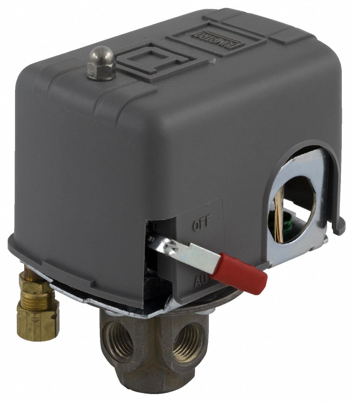 SQUARE D Air Compressor Pressure Switch; Range 20 to 100 psi, Port