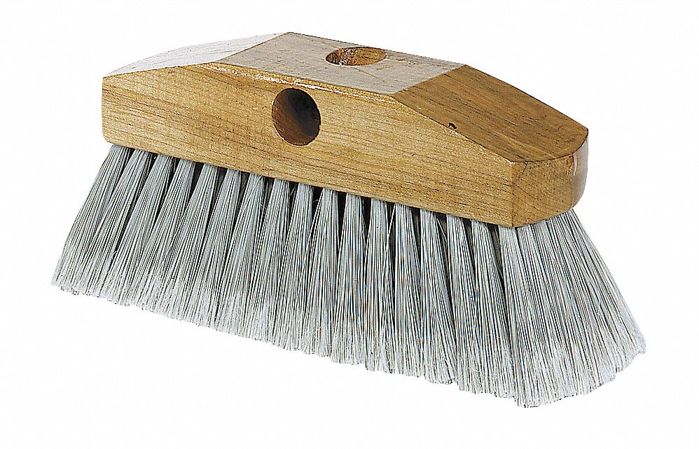 TOUGH GUY Standard Window Wash Brush Polystyrene/Wood Head, 8 in Lg, 2