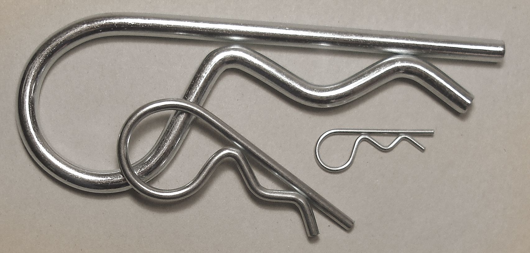 ITW BEE LEITZKE Spring Wire Clevis Pin Assortment, Sizes 7, Zinc