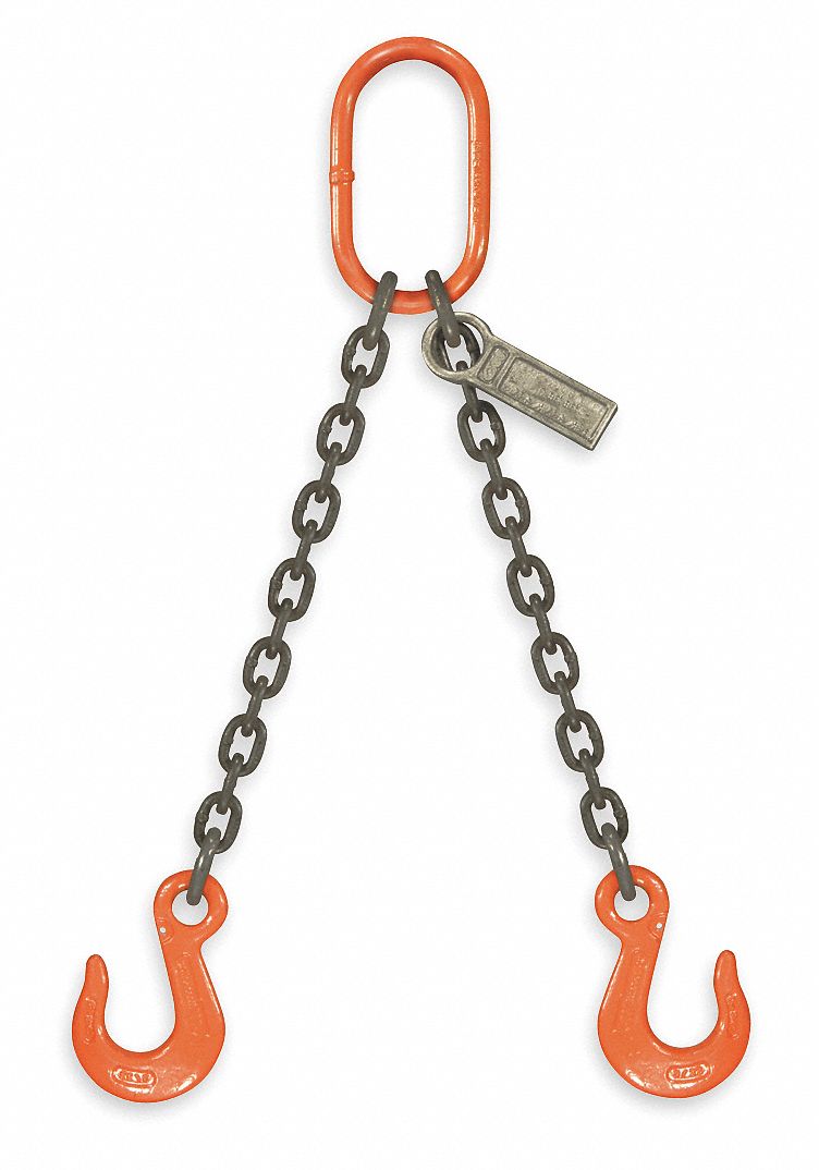 Oblong, Sling Hook Chain Sling, Grade 80 Herc Alloy 800 , Number of