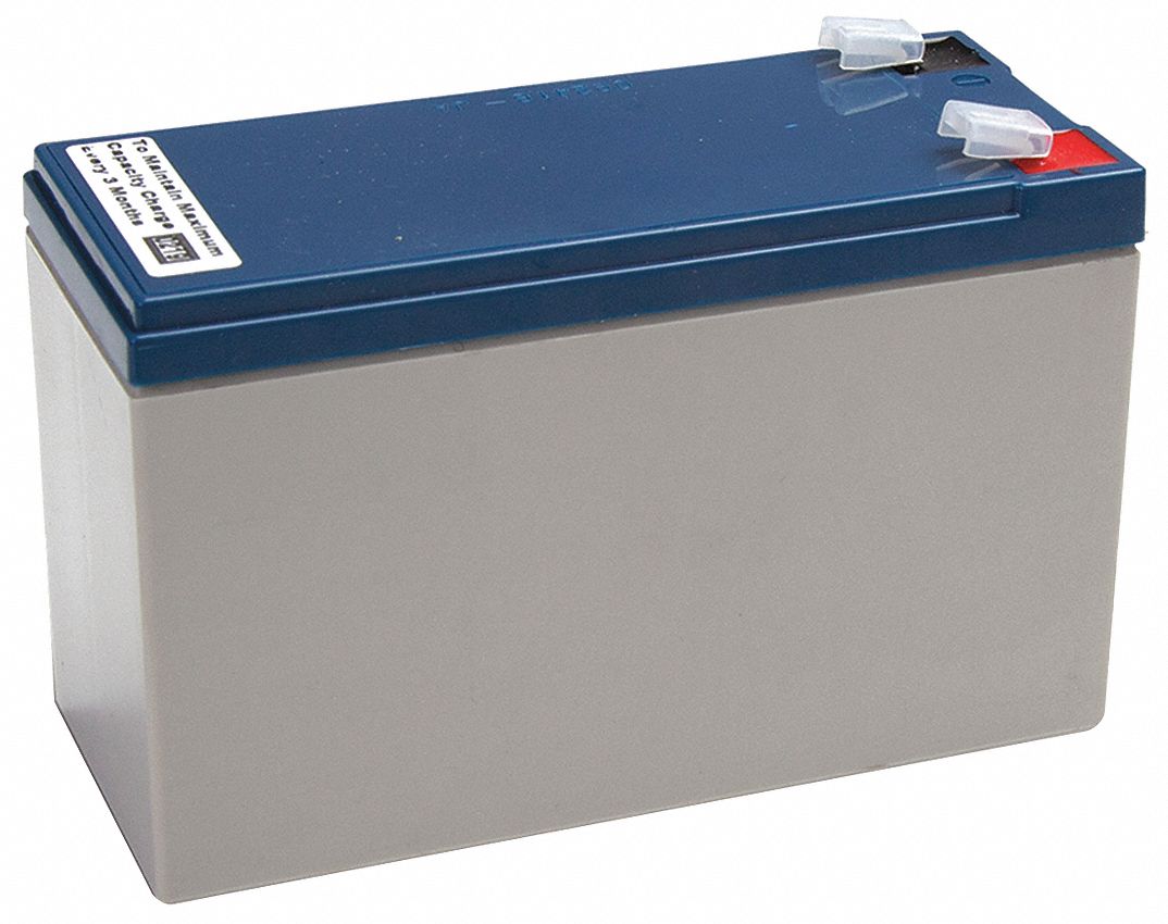 SPEEDCLEAN 12VDC Sealed Lead Acid Battery, 7.0Ah, Faston, 3.70" Height