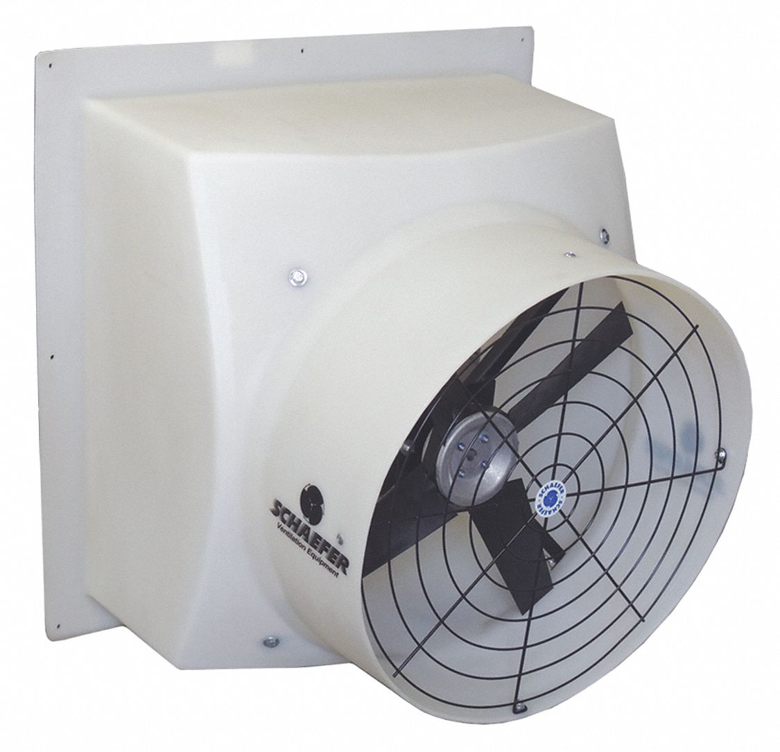 SCHAEFER Agricultural Exhaust Fan, Direct Drive, Preassembled