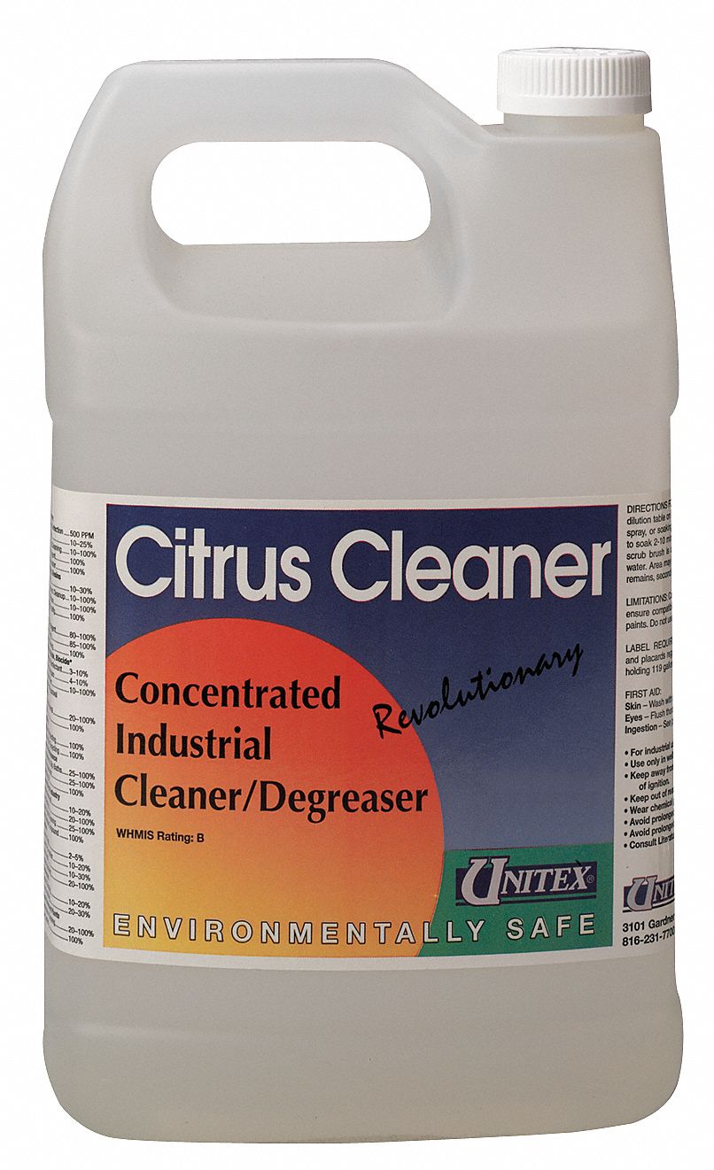 UNITEX Cleaner, Concentrated, Citrus, 1 qt. 5AFN1142867 Grainger