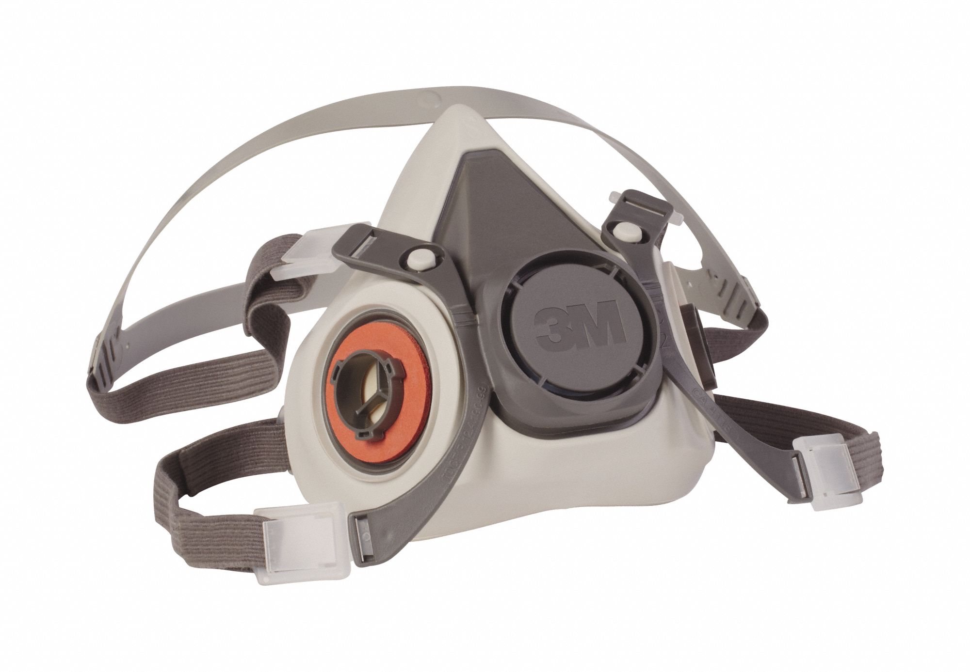 3M Half Mask Respirator 6000, 0 Cartridges Included, Thermoplastic