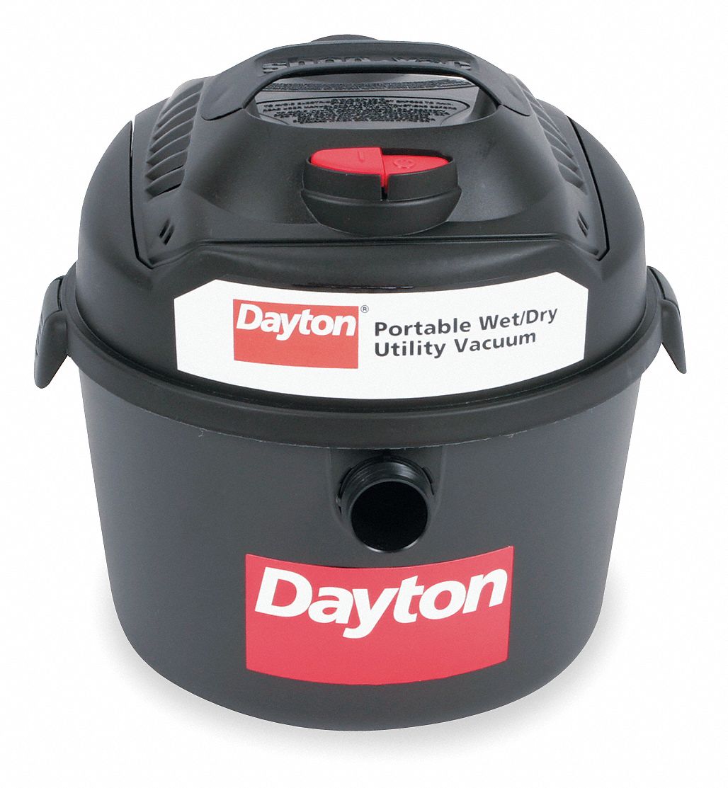 DAYTON Wet/Dry Vacuum, 21/2 gal. Tank Size 5AU395AU39 Grainger