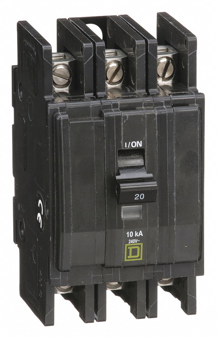 Circuit Breaker,20A,120/240V,3P QOU320 | eBay