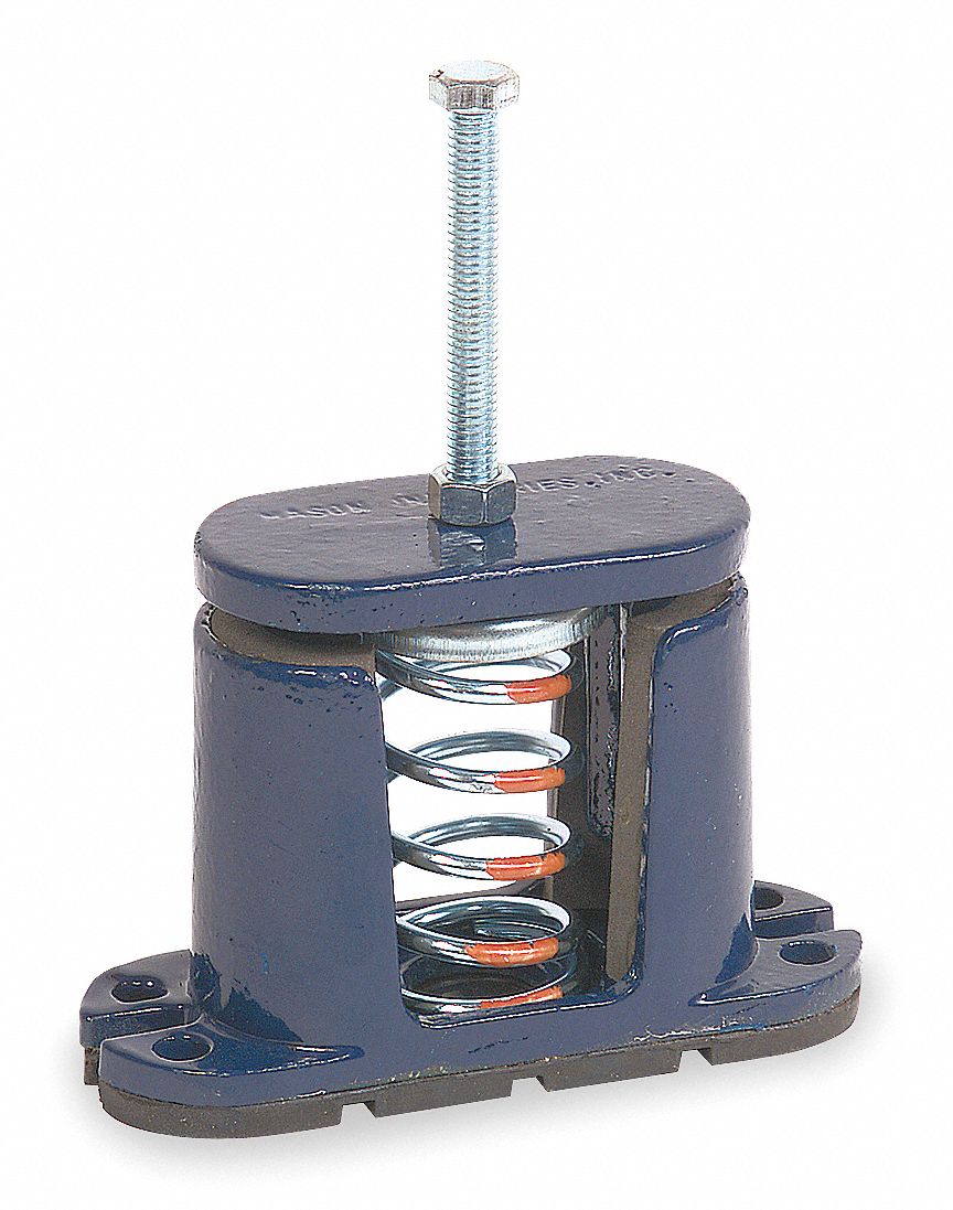 MASON Floor Mount Vibration Isolator Spring, 130 to 200 lb, 0.75 in to