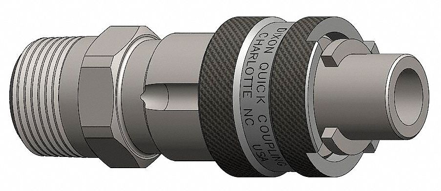 DIXON VALVE & COUPLING Quick Connect Hose Coupling, Bowes, Steel, Plug
