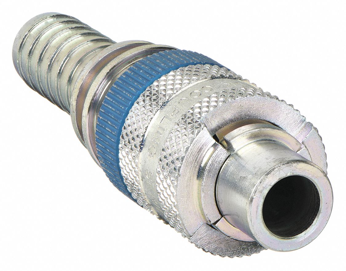 DIXON VALVE & COUPLING, 1/2 in Body Size, 3/4 in Hose Fitting Size