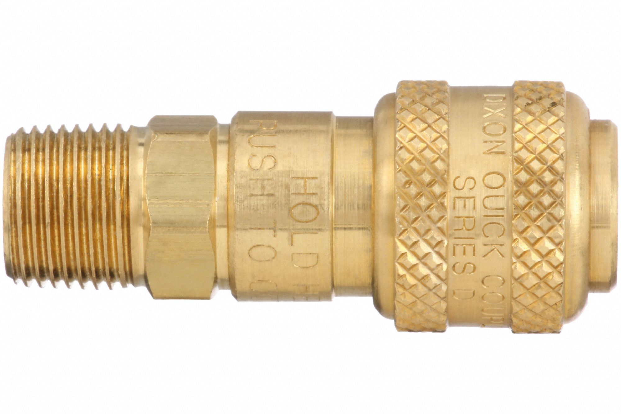 DIXON VALVE & COUPLING, 1/4 in Body Size, 3/8 in Hose Fitting Size