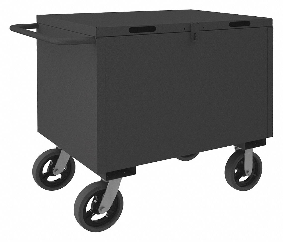 GRAINGER APPROVED Security Box Truck, 42 1/8 in x 24 1/4 in x 32 3/4 in, 2,000 lb 5CHJ04STHC