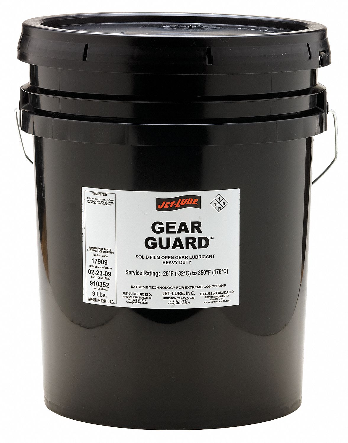 JETLUBE Chain and Wire Rope Lubricant, Pail, Mineral Oil, Molybdenum