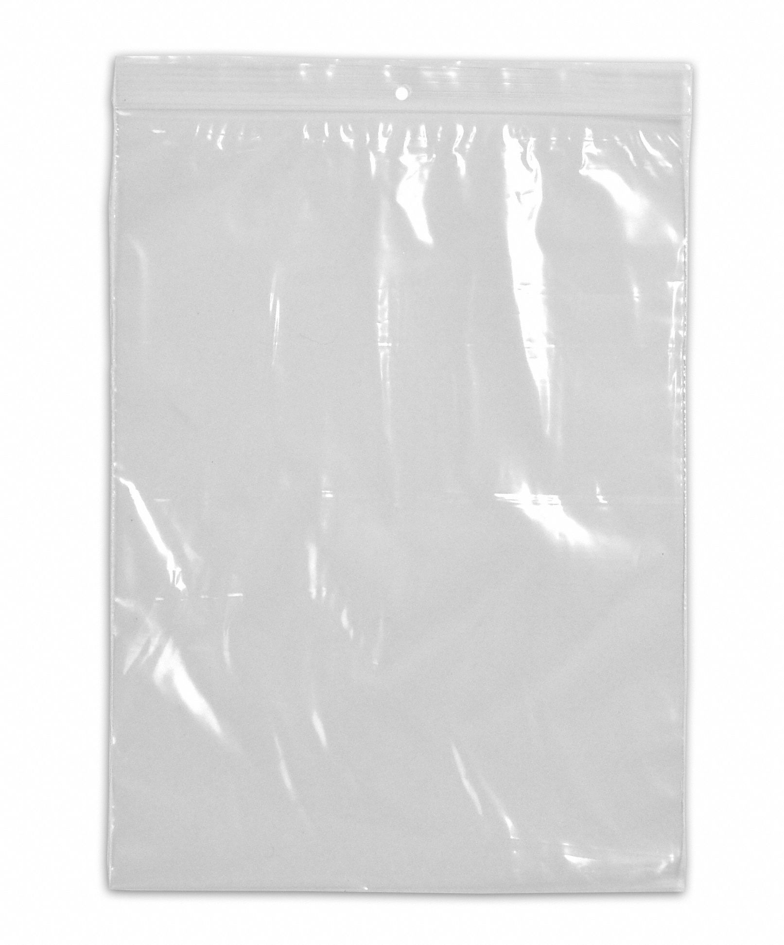 GRAINGER APPROVED Reclosable Poly Bag, Zip Seal, Low Density