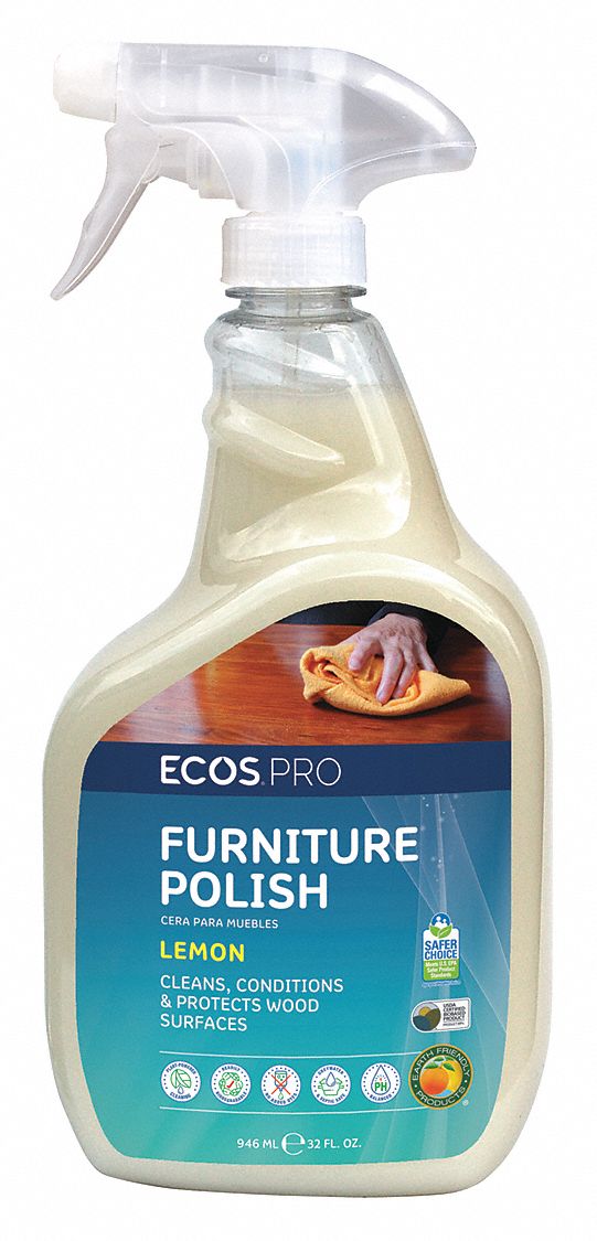 ECOS PRO Furniture Polish, 32 oz., Pleasant Scented 5DLJ5PL9731/6
