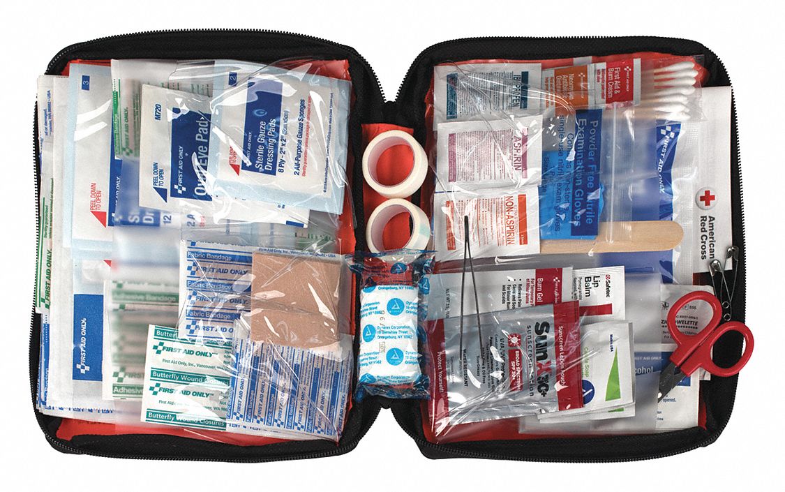 FIRST AID ONLY, 205 Components, 50, Outdoor Survival Kit 5DXY6FAO