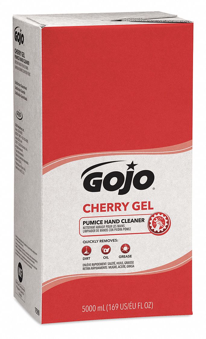 GOJO Cherry, Gel, Hand Cleaner, 5000mL, Cartridge, GOJO, PK 2 5DZN7