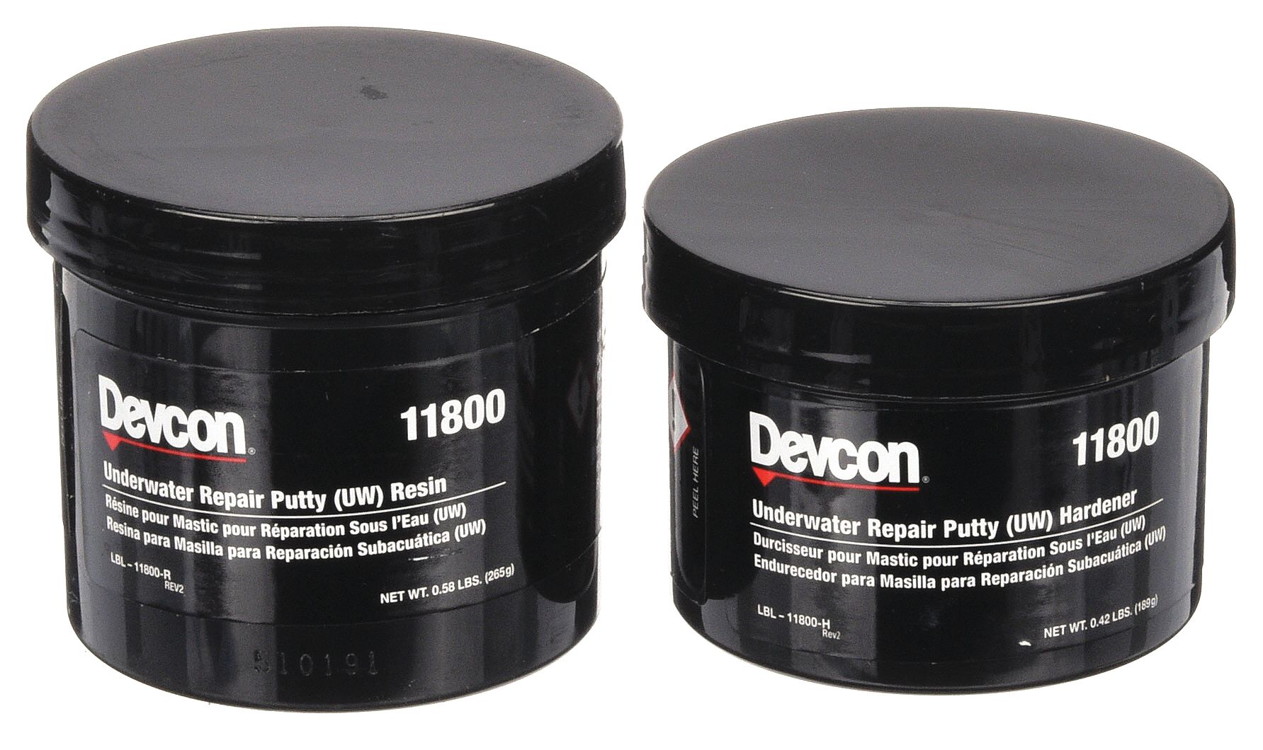 1 lb Underwater Repair Putty (UW) with Temp. Range of Up to 250 Degrees