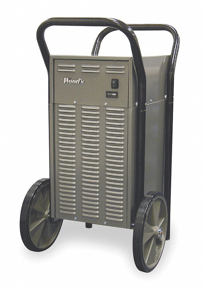FANTECH Industrial Portable Dehumidifier, 115V, 5.9 Amps, Height 36 5/8