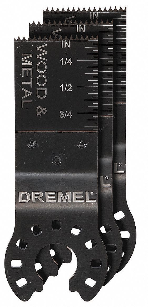 DREMEL Cutting Blade, Universal OpenBack, Straight Blade Shape, PK 3