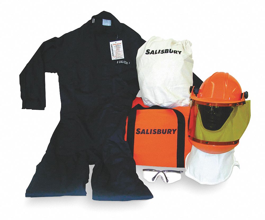 SALISBURY, 3XLarge, 8 cal/sq cm ATPV, Arc Flash Clothing Kit 2NMX5