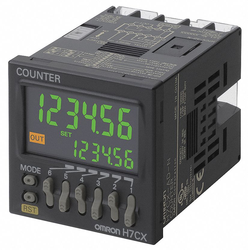 6 Digits, 24V AC/12 to 24V DC, Digital Counter/Tachometer 5FYG1
