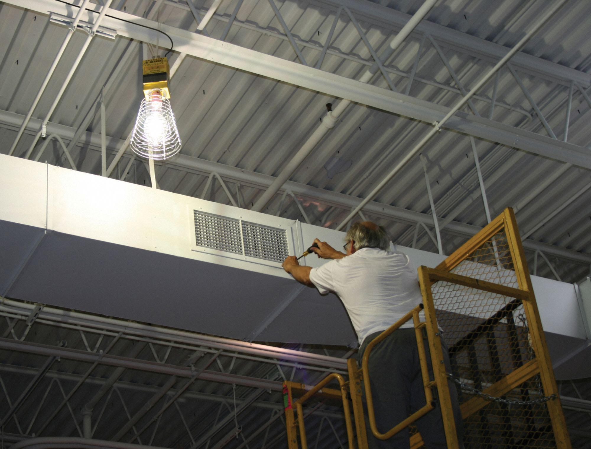 HANGALIGHT Temporary Job Site Light, Hanging, Corded (AC), Lumens