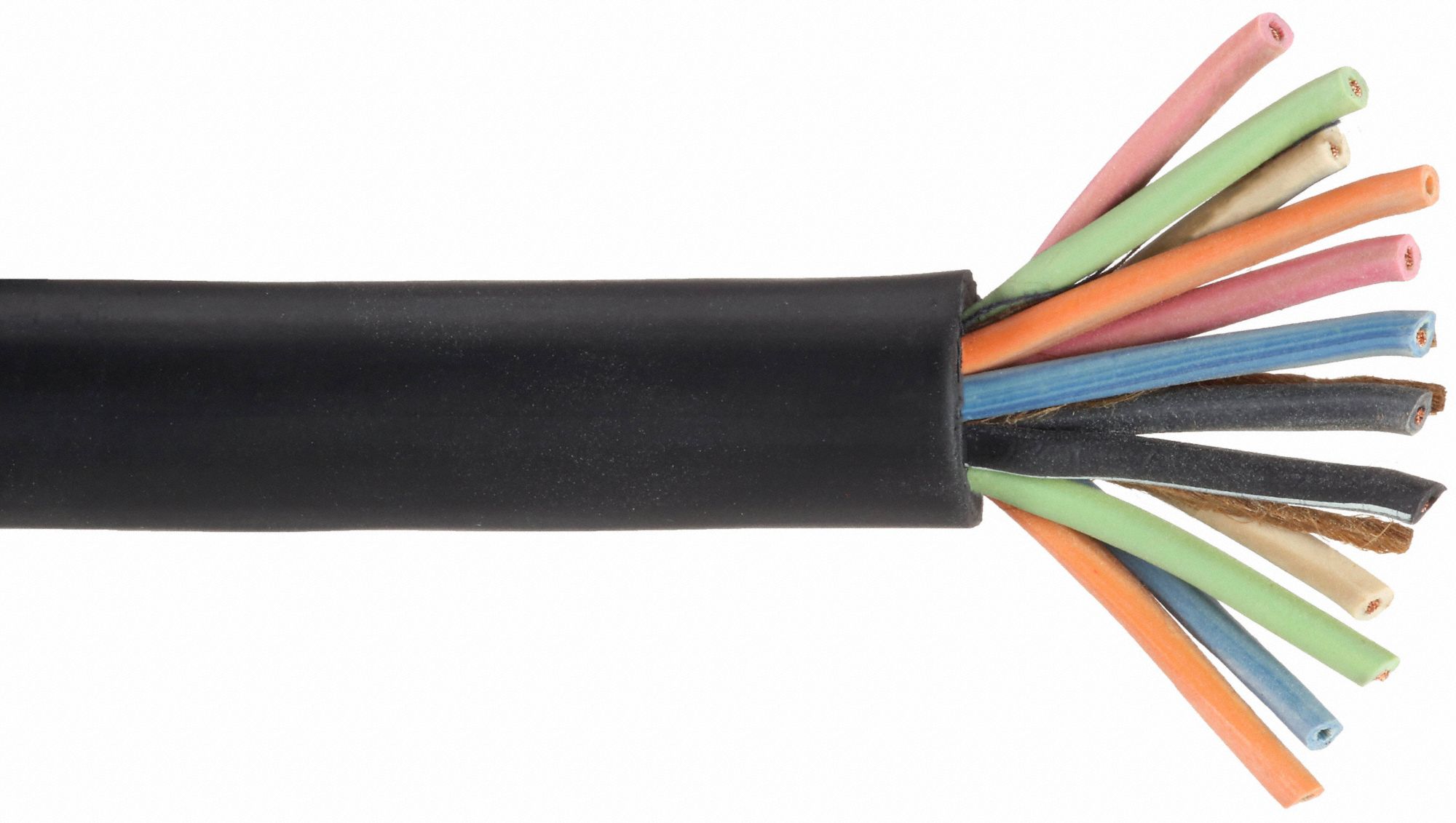 CAROL Portable Cord, Number of Conductors 12, 18 AWG, SOOW, 250 ft