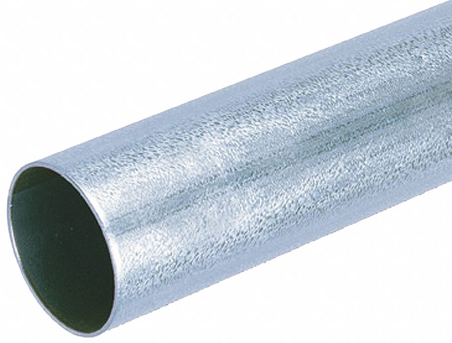ALLIED EMT Conduit Standard Steel, Galvanized, 4 in Trade Size, 10 ft Nominal Lg 5GUJ1